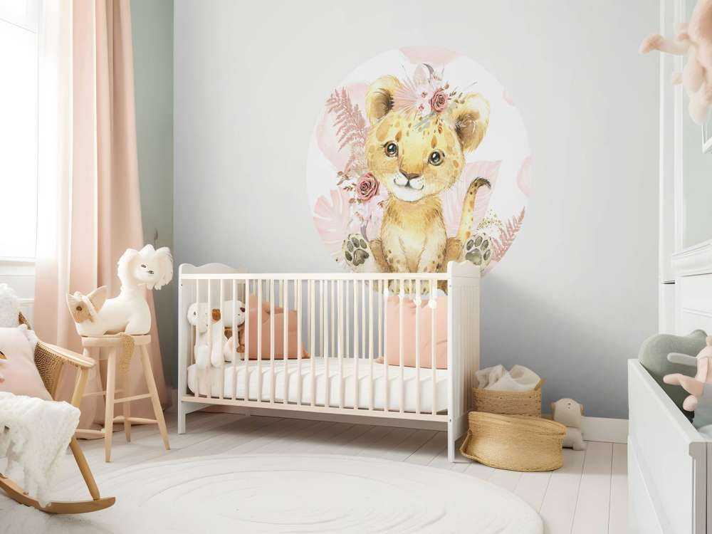 Pink jungle lioness baby