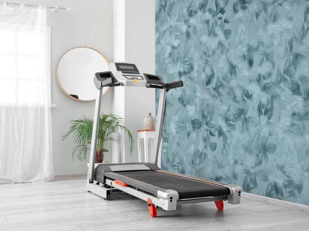 Blue flowers texture