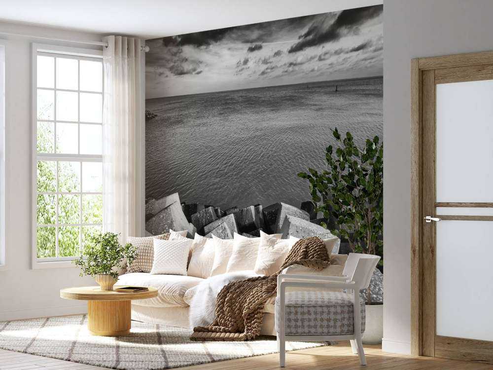 Concrete blocks for the port of Cadzand Bad 