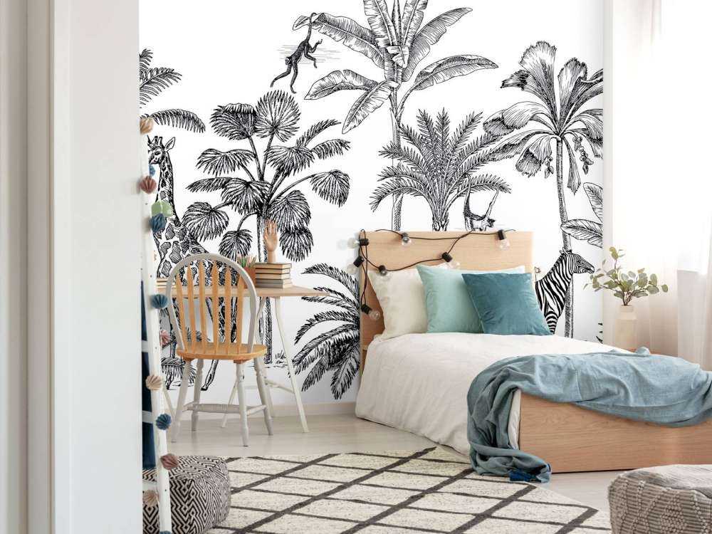Tropical animal jungle