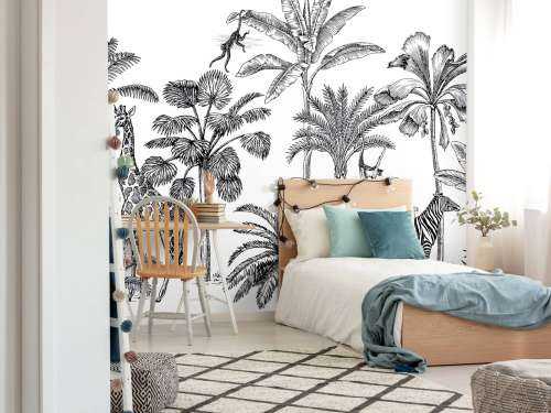 Tropical animal jungle