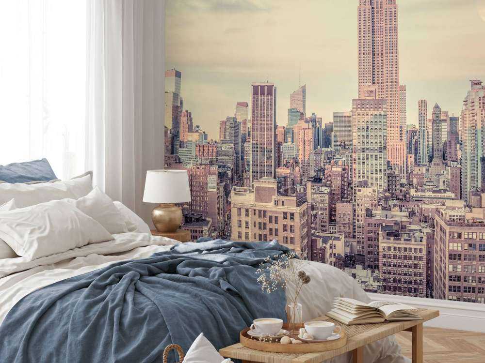 Empire State Building with Manhattan