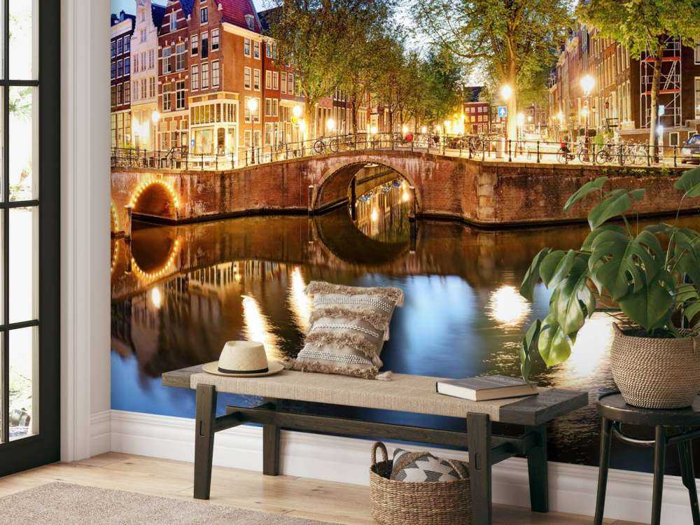 Amsterdam at night