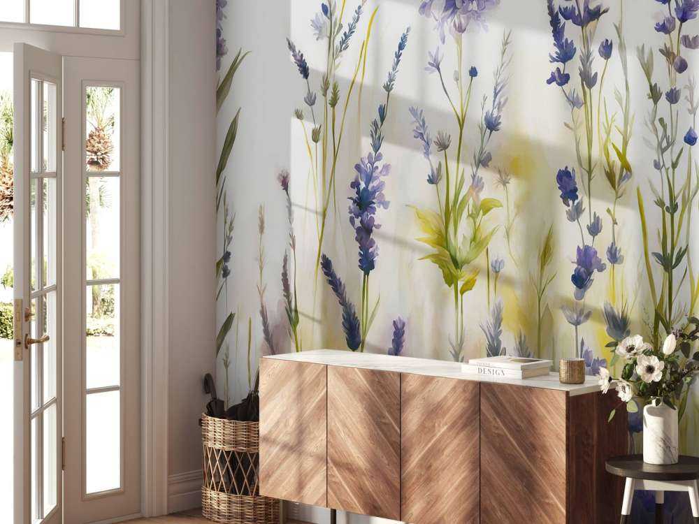 Lavender Glade Seamless Pastel