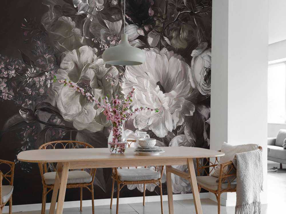 Bouquet with lilac green