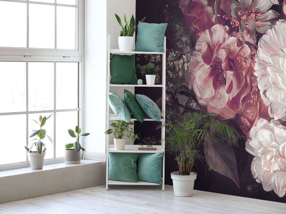 Bouquet with lilac red