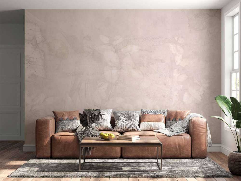 Wild bramble and plantain - dream world in watercolor