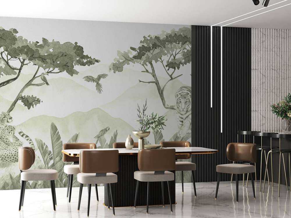 Jungle predators in green