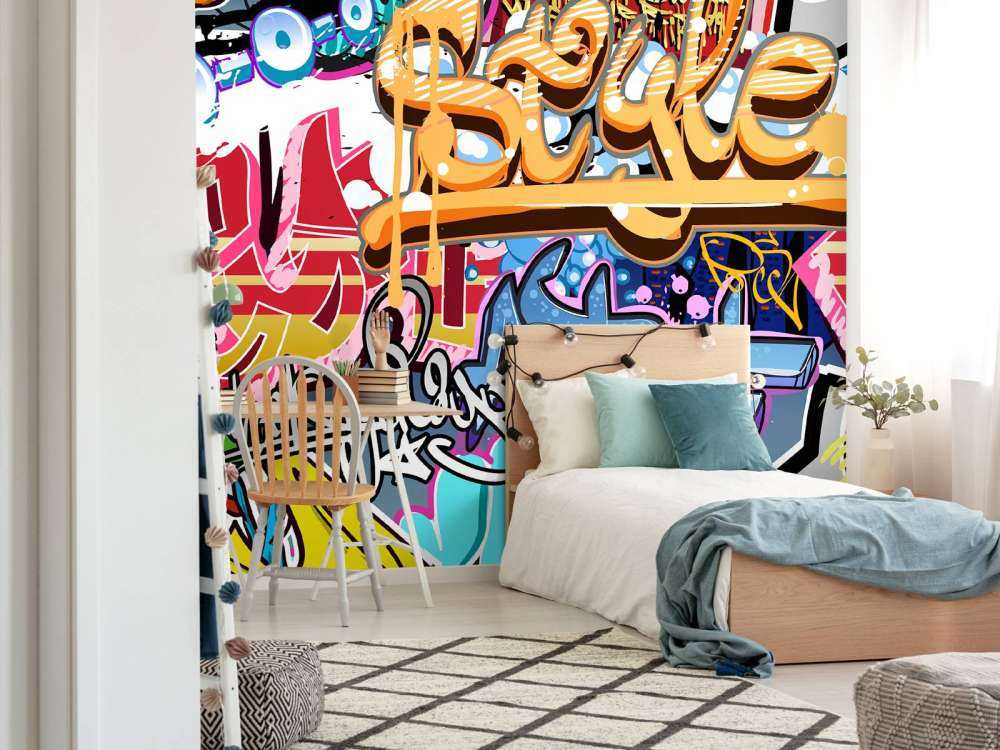 Graffiti text 