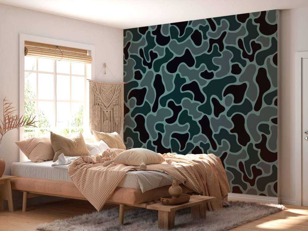 Green grey camouflage 