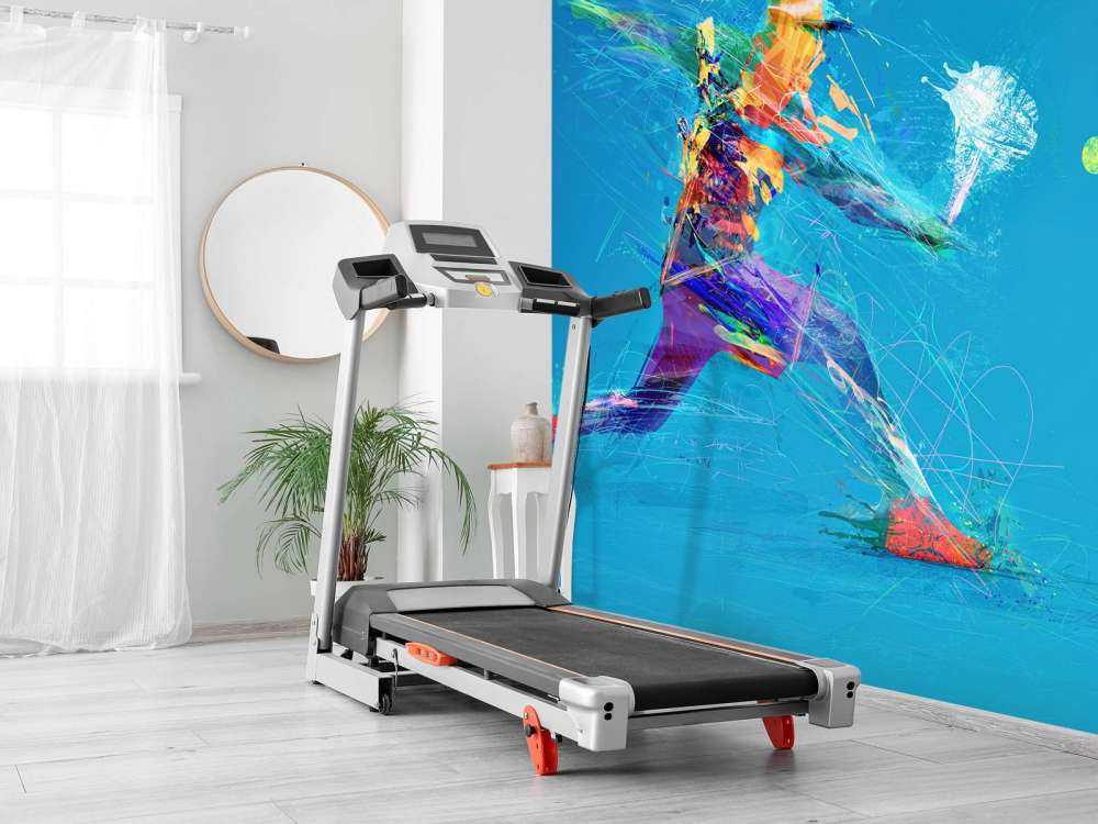 Illustrated tennis player 