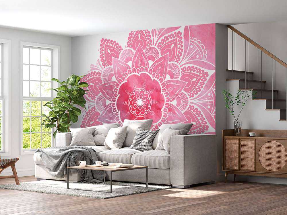 Mandala with flower pattern