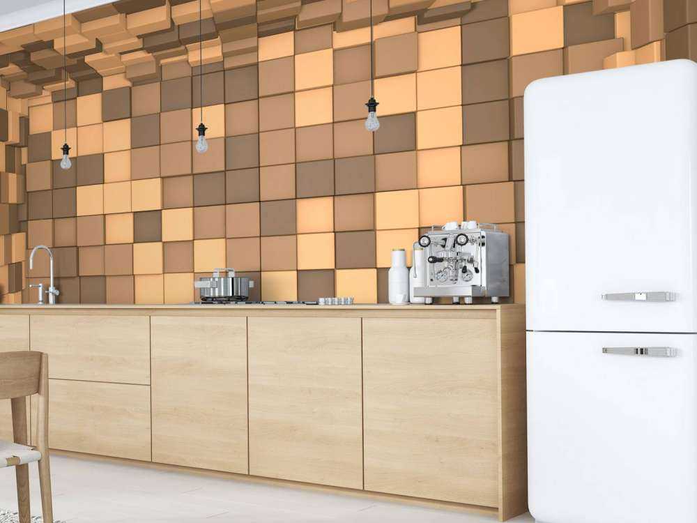 3D Minecraft landscape