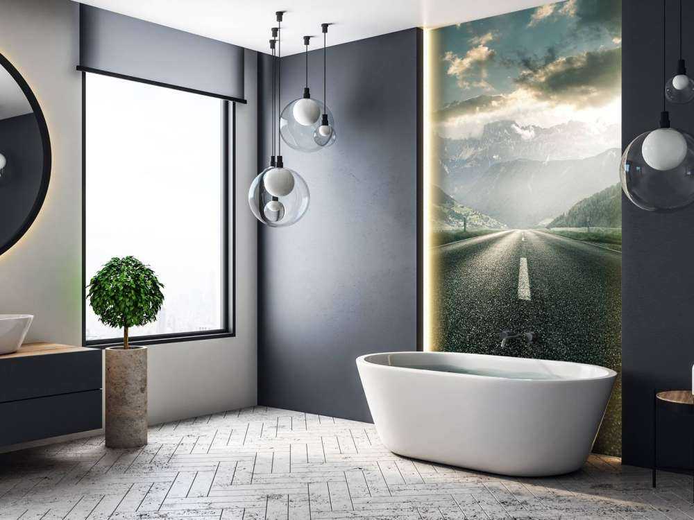 Road in mountainous landscape