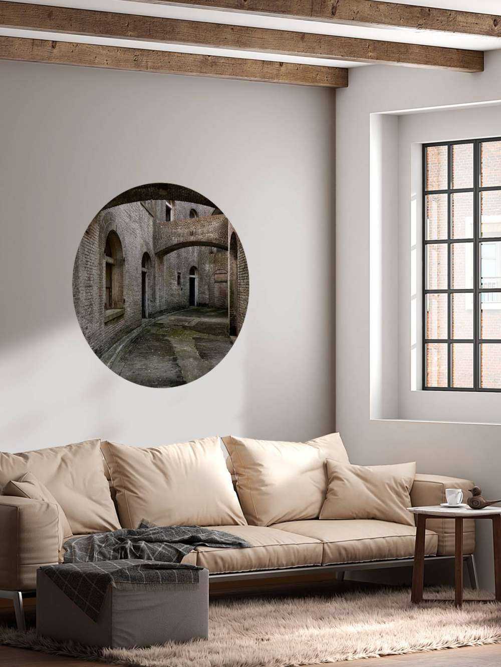 Courtyard with arches