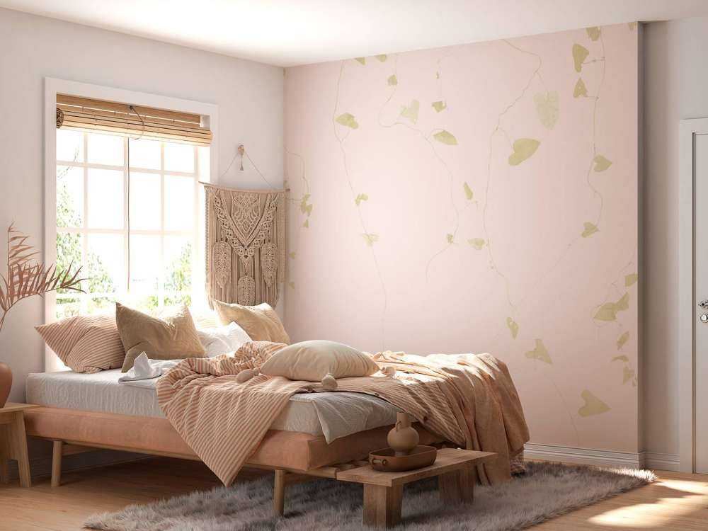 Lime leaves - powder pink