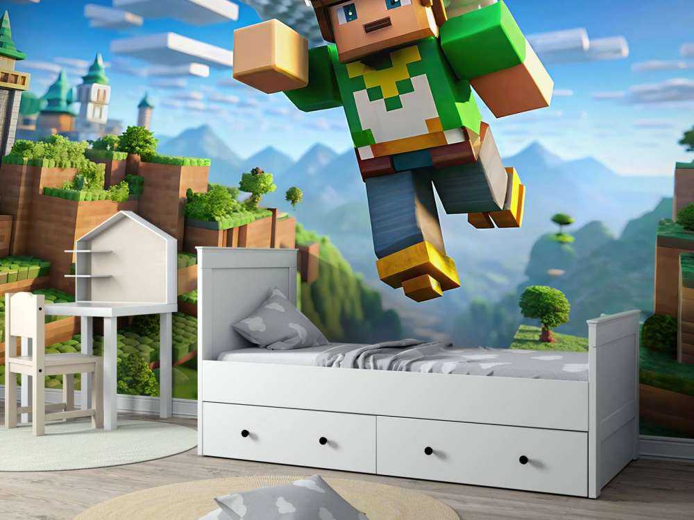 Flying hero of the pixel valley