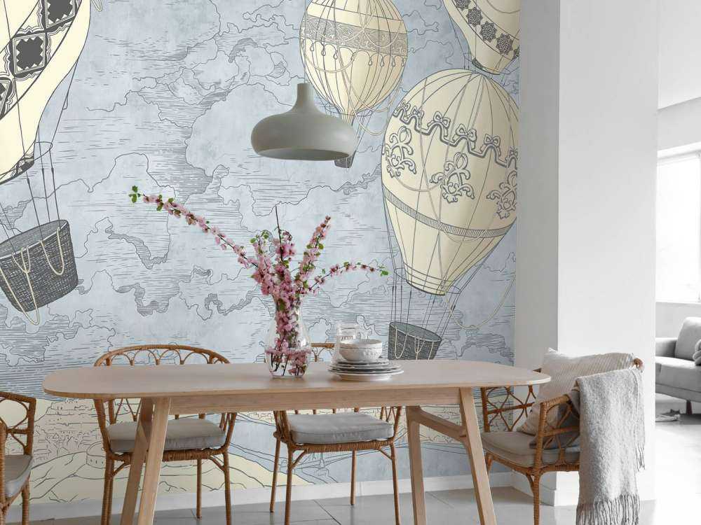 Modern hot air balloons