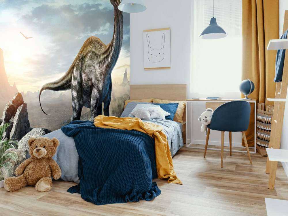 Apatosaurus in the mountains