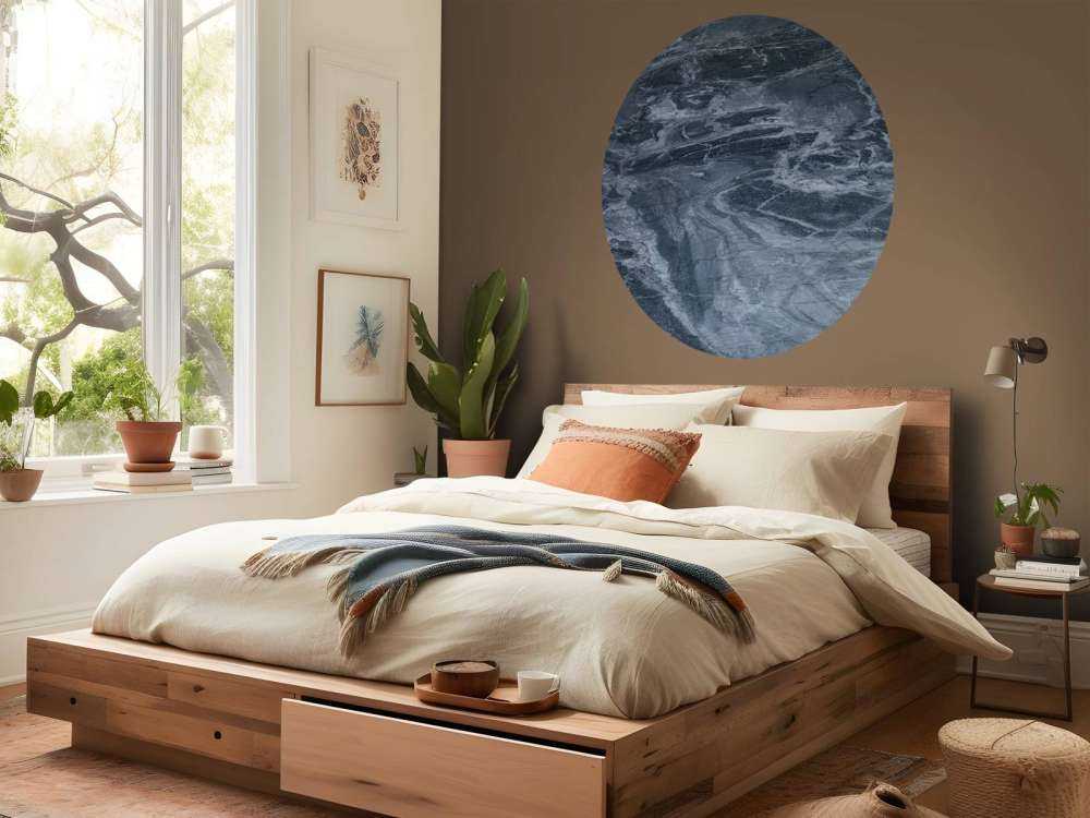 Marble with blue tone