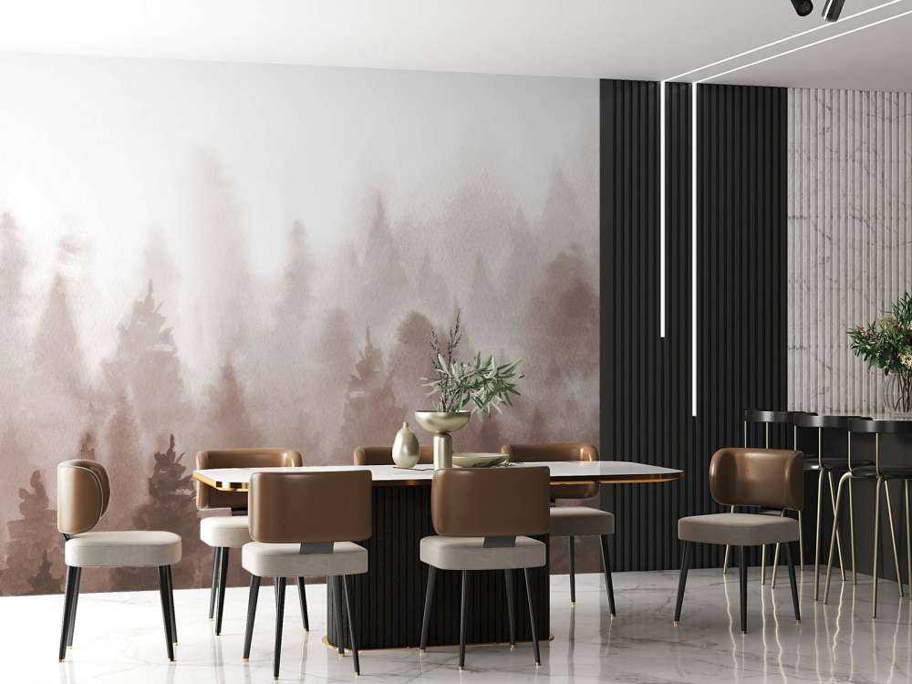 Forest made with watercolour