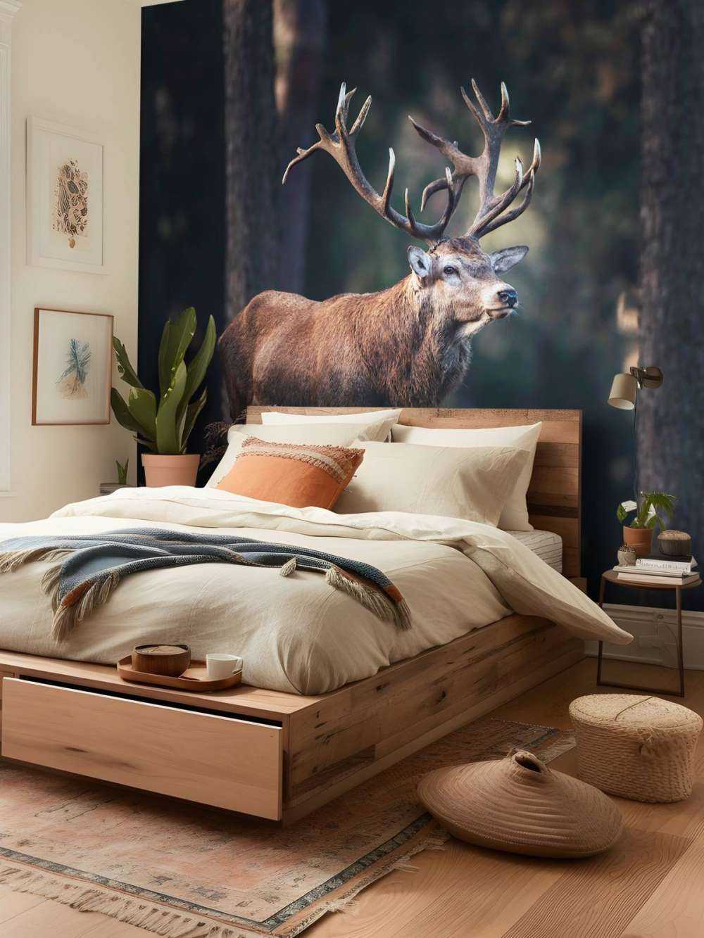 Deer on a hill