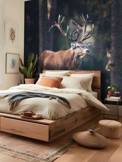 Deer on a hill