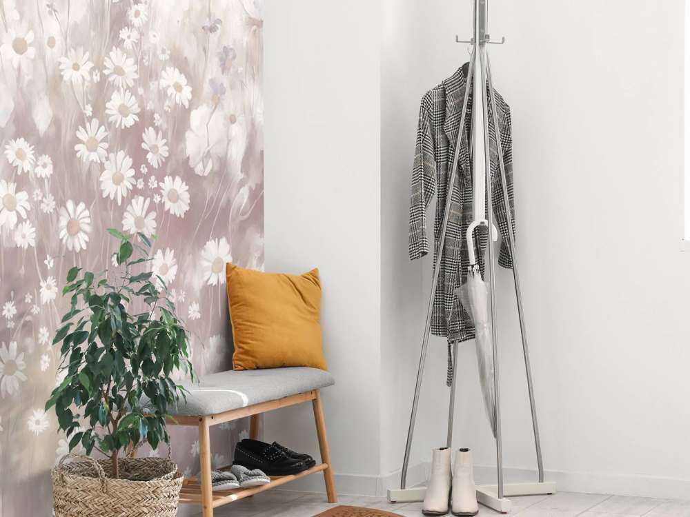 Lush Greenery of Summer Muted Pink