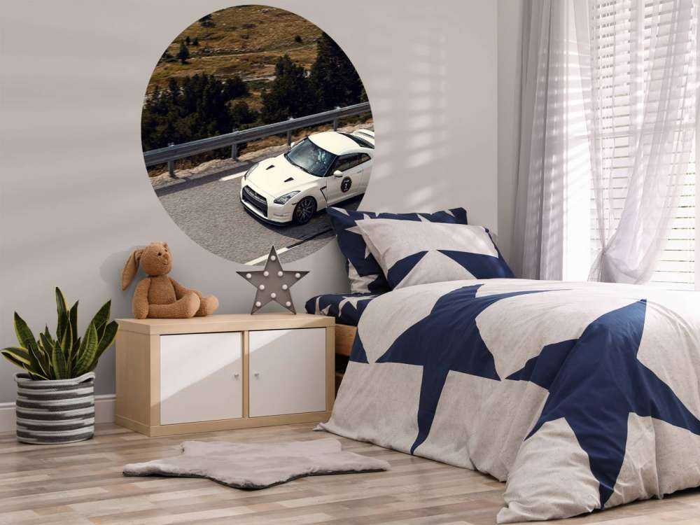 Nissan GT-R on mountain road