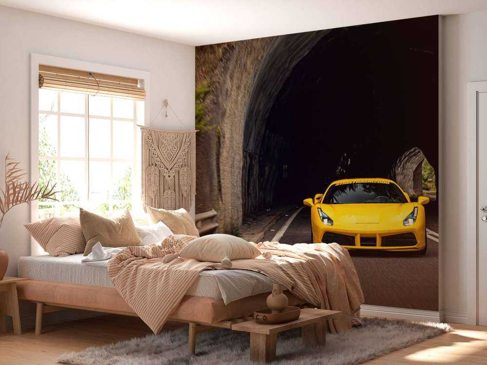 Ferrari 488 GTB on mountain road