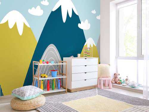 Coloured mountains