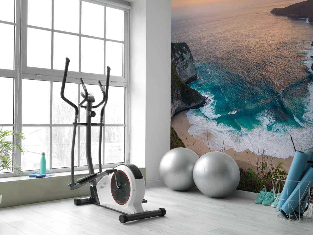 Zonsondergang op Kelingking strand