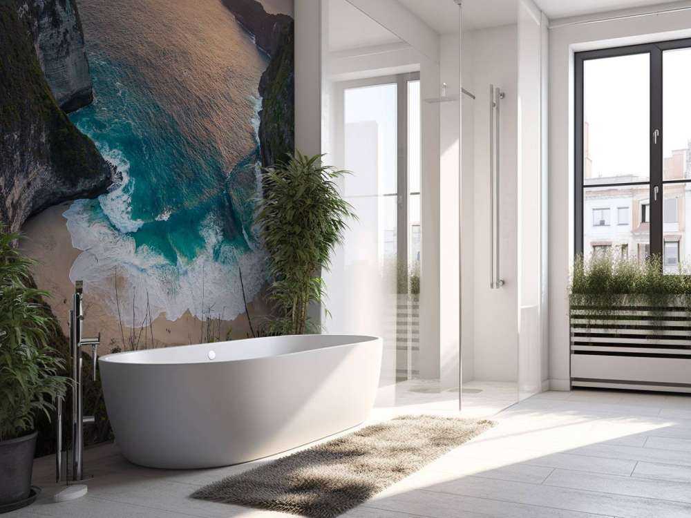 Zonsondergang op Kelingking strand