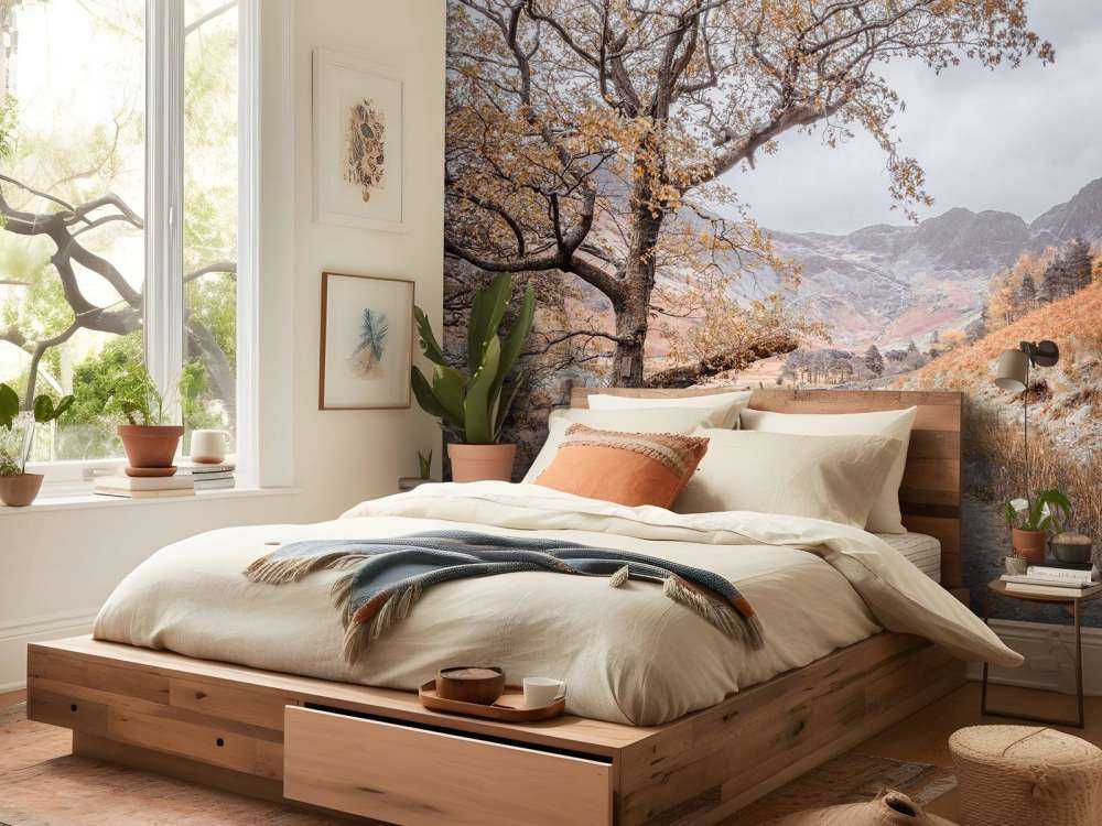 Path between the mountains