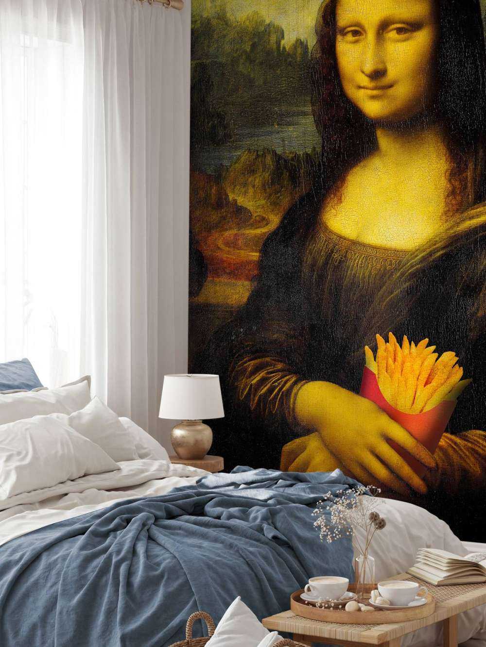 Mona Lisa with fries
