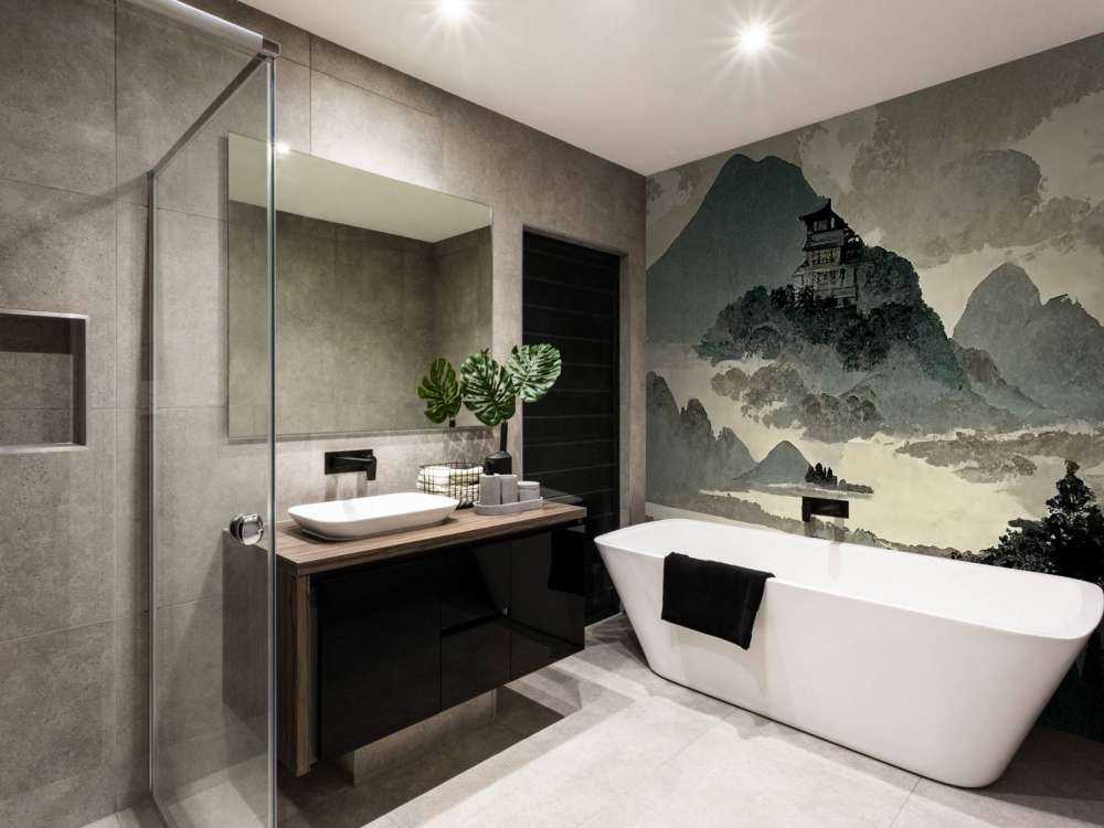 Geïllustreerde Chinese landschap