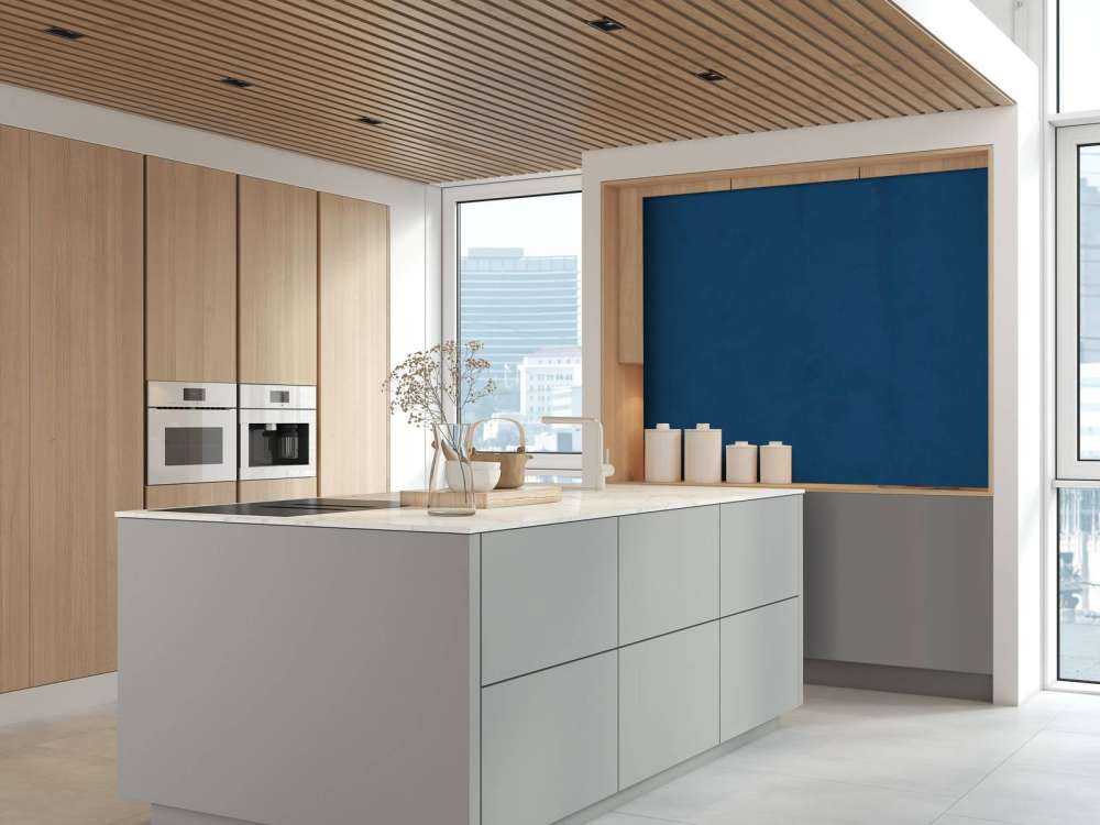 American blue concrete