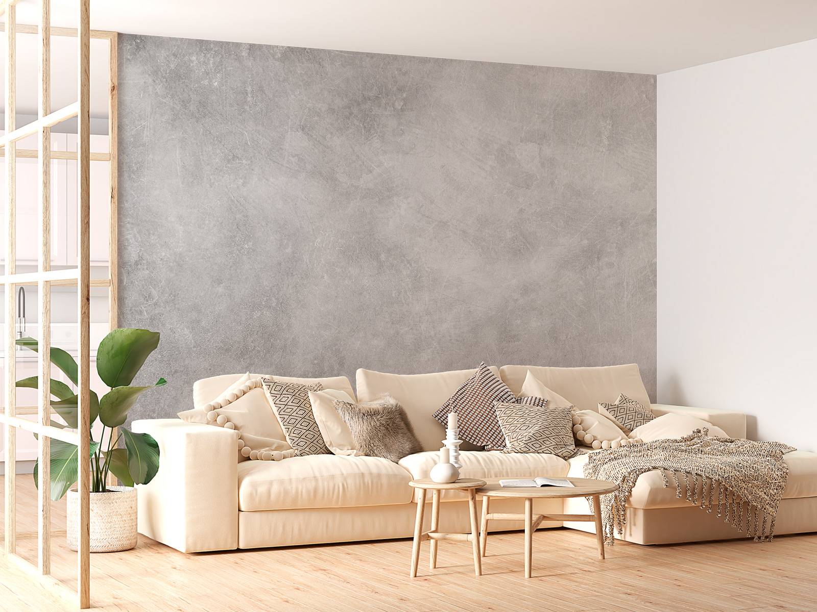 Glossy concrete structure