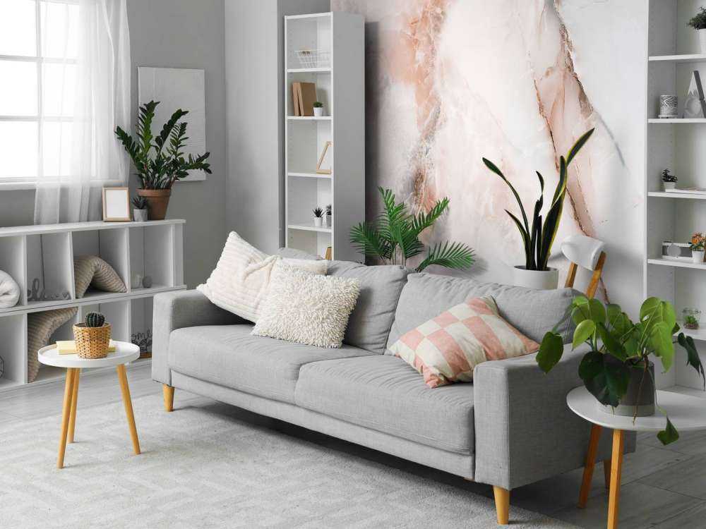 Marble with pink tint