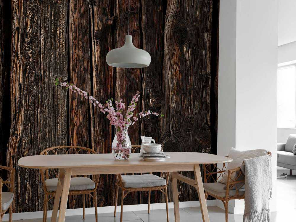 Dark old wood