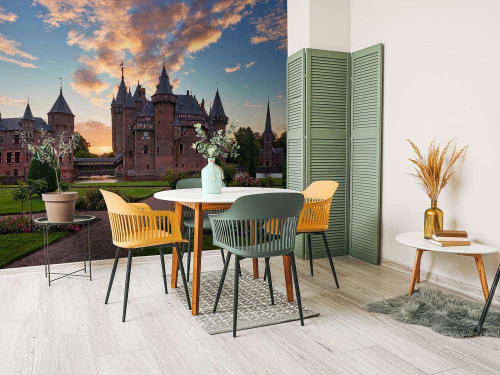 Kasteel de Haar, achtertuin