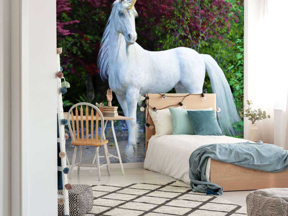 Unicorn in de rivier