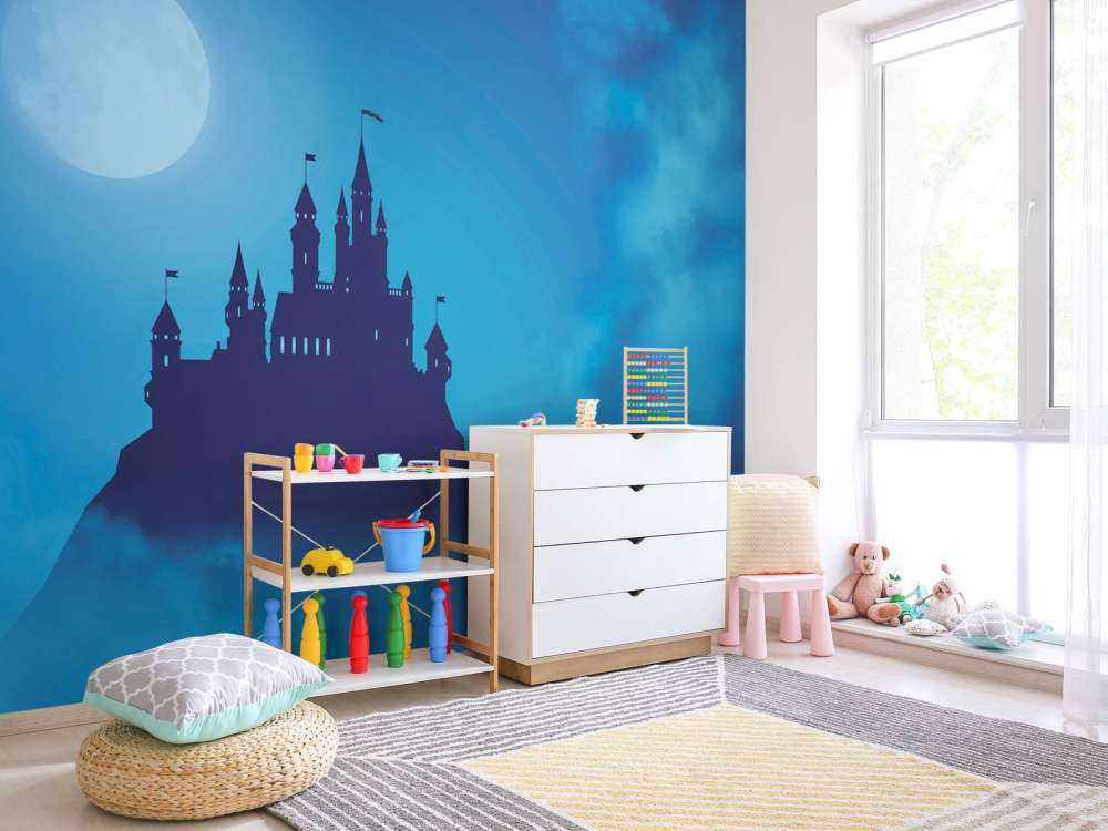 Castle with moonlight