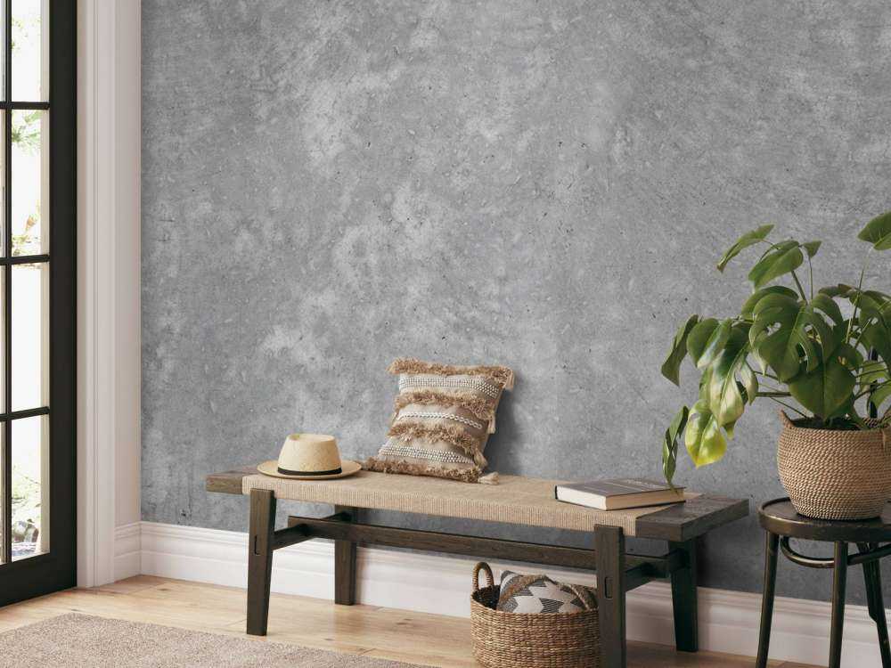Dark brushed concrete