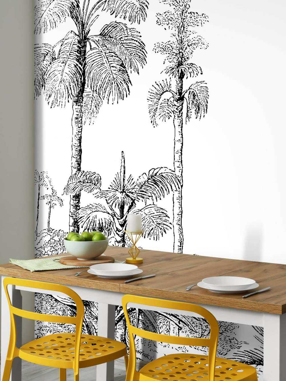 Shredded palm trees