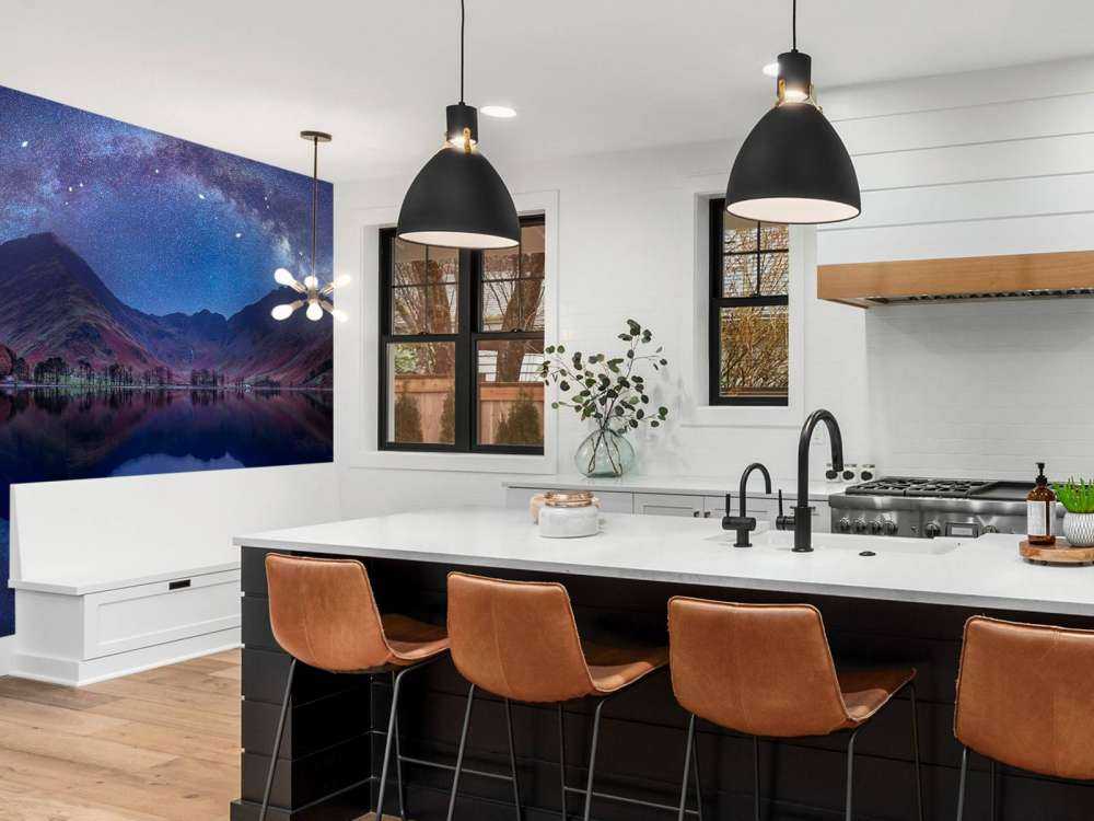 The Milky Way across Buttermere, Lake District