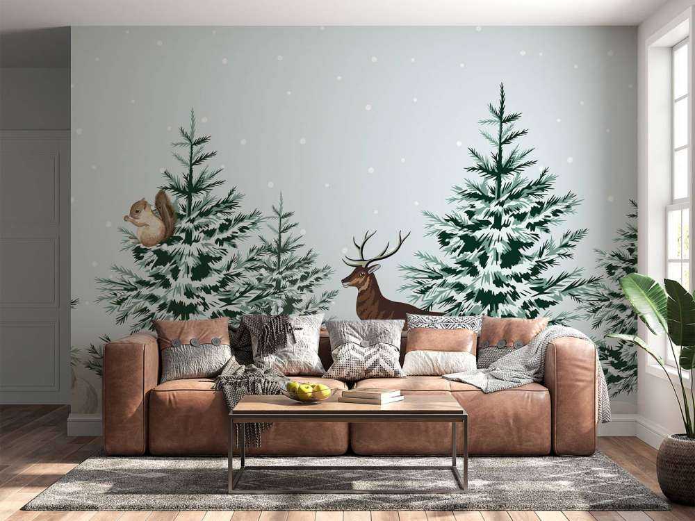 Winter Forest Residents Joy