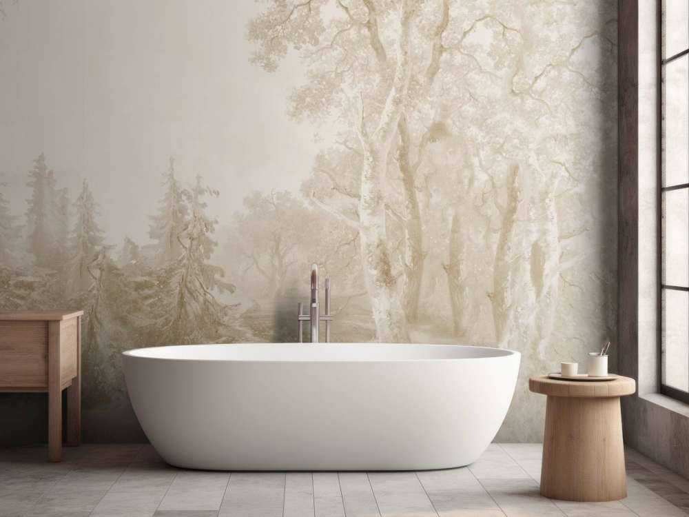Forest Landscape Beige #2