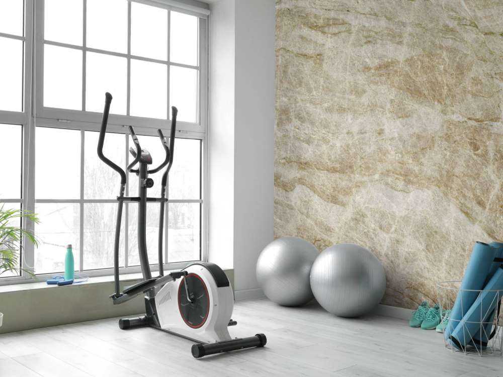 Beige coloured marble