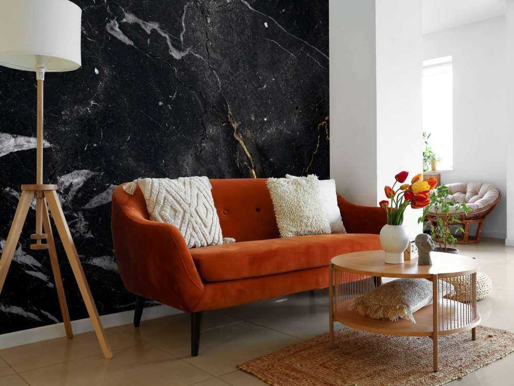 Classic dark marble